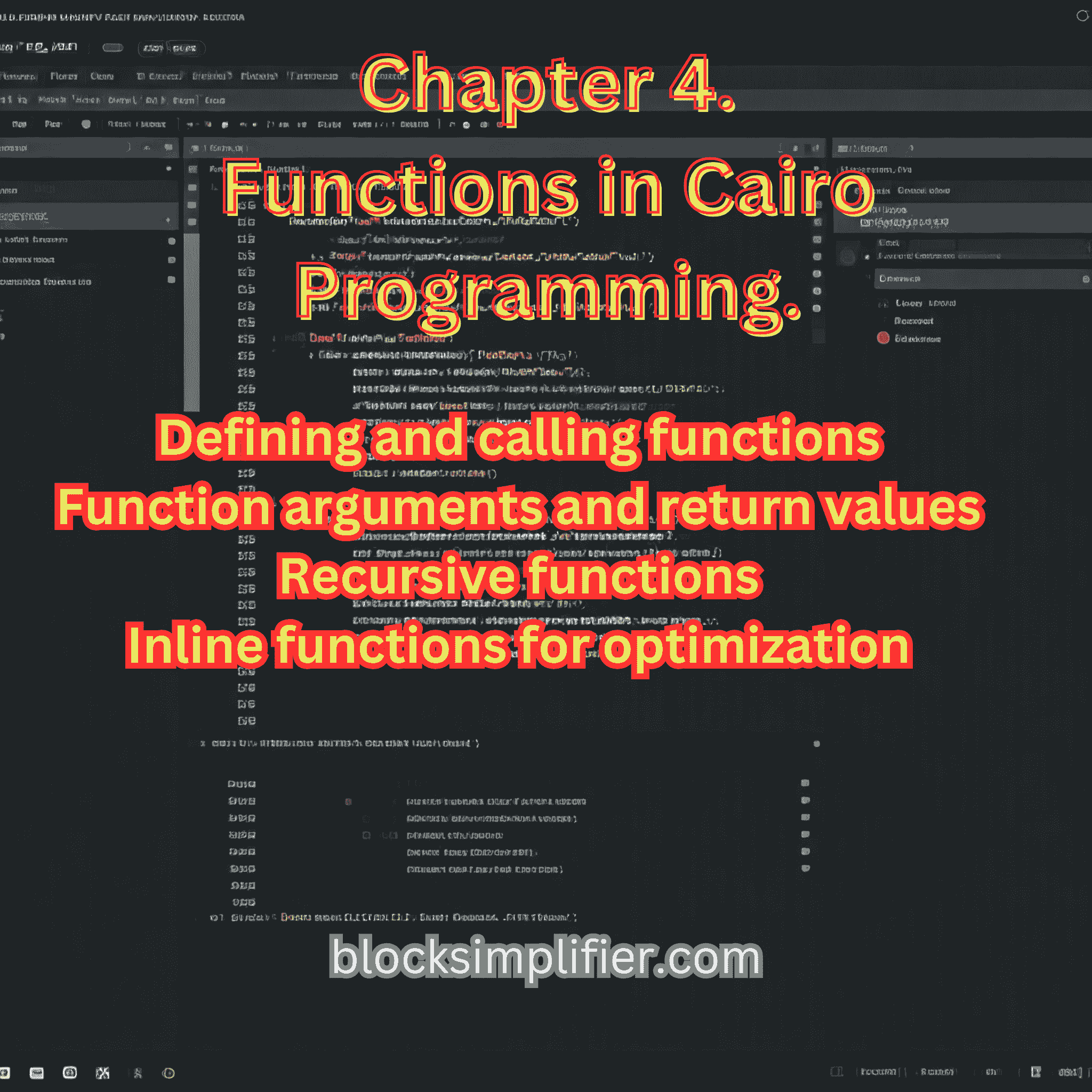 Chapter 4: Functions in Cairo Programming-blocksimplifier
