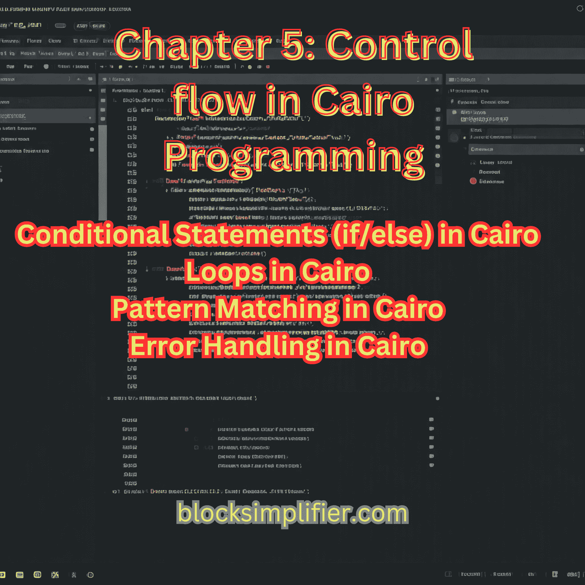 Chapter 5: Control flow in Cairo Programming