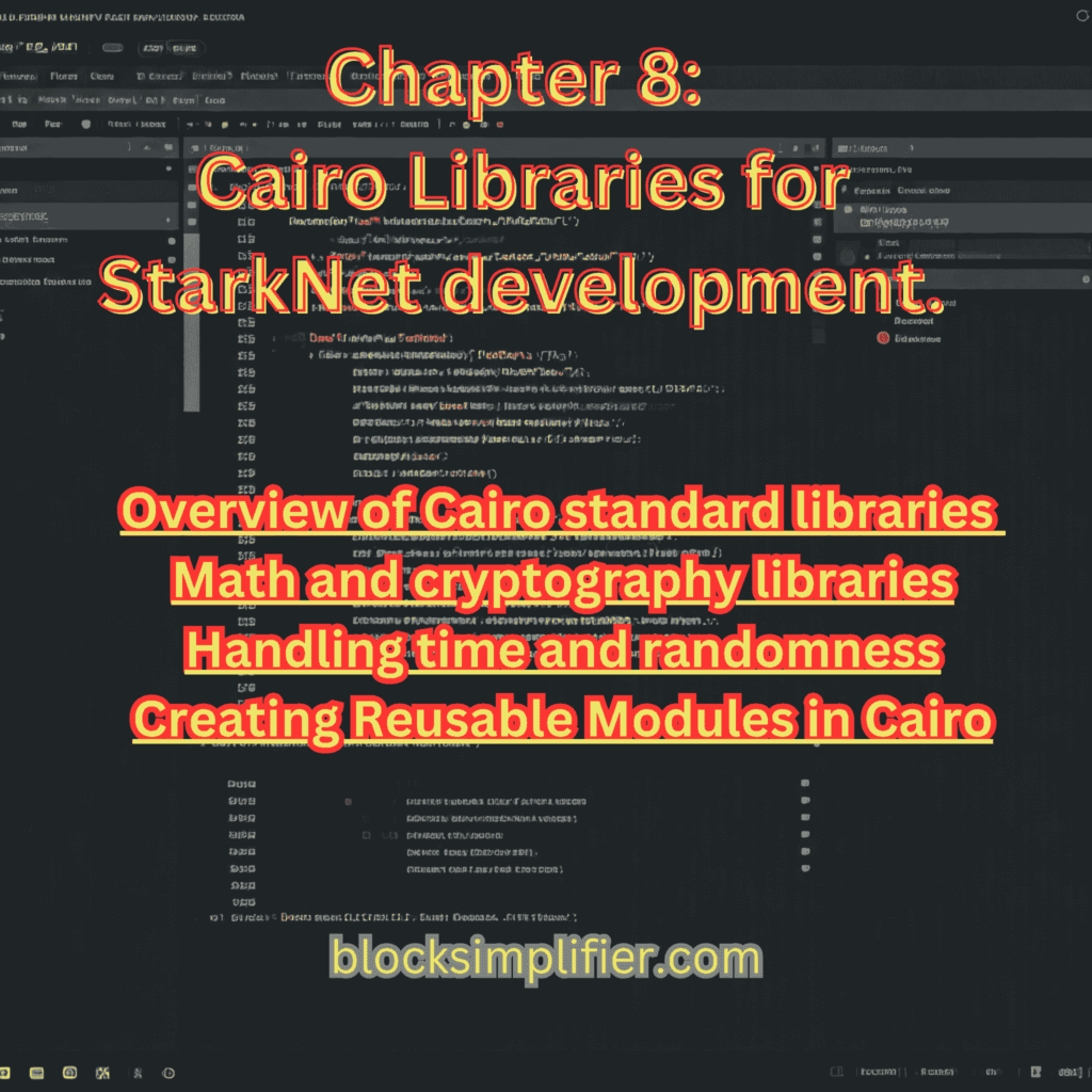 Chapter 8: Cairo Libraries for StarkNet development.