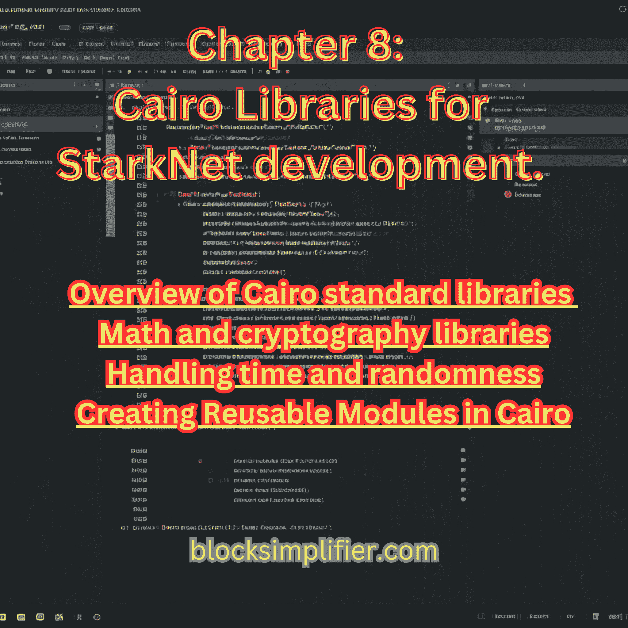 Chapter 8: Cairo Libraries for StarkNet development.