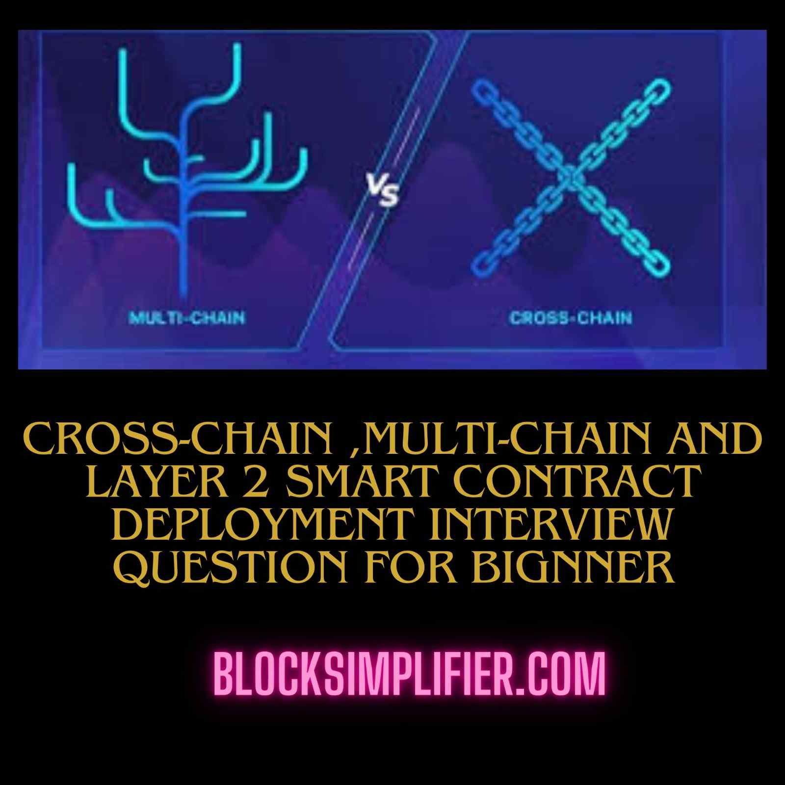 Cross-chain ,Multi-Chain and Layer 2 Smart Contract Deployment interview question for bignner-blocksimplifier