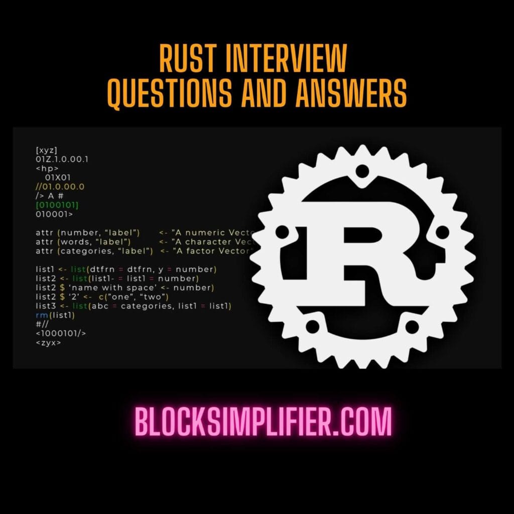 Rust Interview Questions and Answers