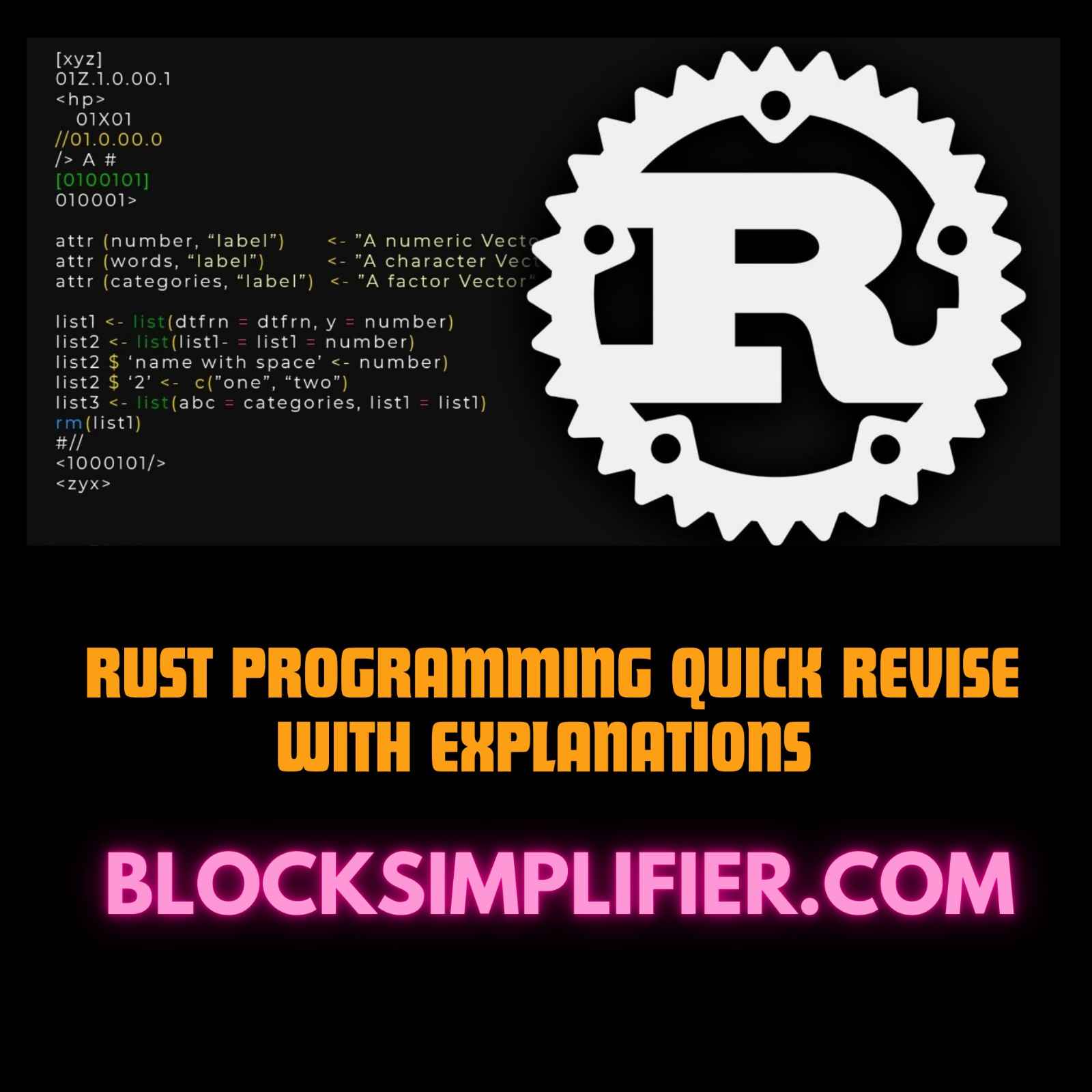 Rust Programming Quick Revise with Explanations-blocksimplifier